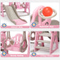 Rengue 4 in 1 Toddler Swing and Slide Set for Age 1-6