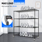 Rengue 4-Tier Storage Shelveswith Wheels