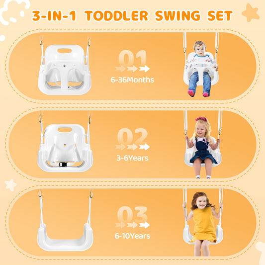 Rengue 3-in-1 Baby Toddler Swing with 4 Sandbags