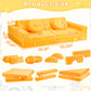 Rengue 14pcs Modular Kids Play Couch (Yellow)