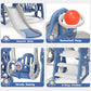 Rengue 4 in 1 Toddler Swing and Slide Set for Age 1-6